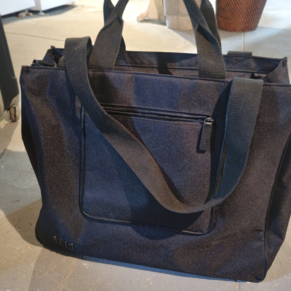 Beis East West Tote Black